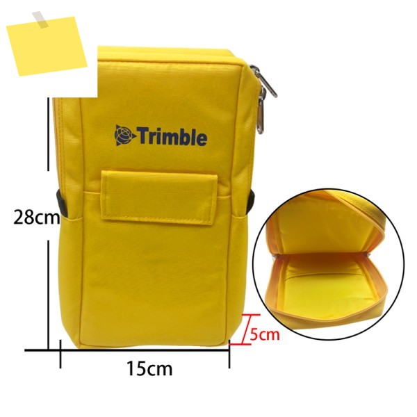 Trimble TSC3 데이터 수집기 나일론 벨트 루프 전면 파우치 GPS용 내구성 있는 노란색 가방 케이스 제품 이미지