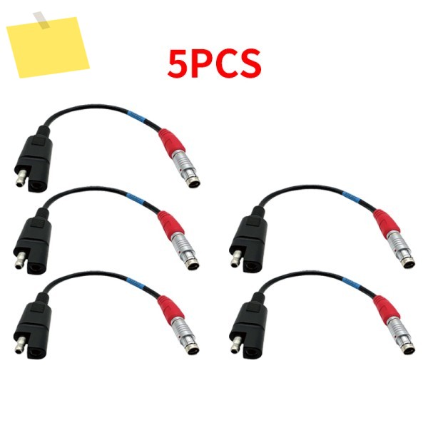5PCS 신품 전원 케이블 A00302 HiPer Lite 용 SAE 2 핀 플랫 커넥터 GAGB GR-3 GB-500 유선 제품 이미지