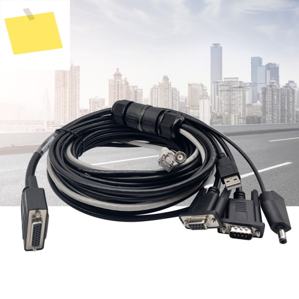 블랙 프리미엄 Trimble 60789-0077070-00 토탈 스테이션 GPS용 다기능 데이터 케이블 제품 이미지