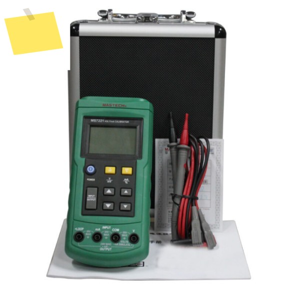 Mastech MS7221 볼트mA 소스 전압 전류 캘리브레이터 미터 출력 스텝 DC 0-10V 0-24mA 제품 이미지
