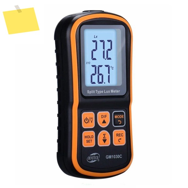 BENETECH GM1030C 고품질 미니 분할형 럭스 미터 휴대용 디지털 디스플레이 조도계 스크린 백라이트 제품 이미지