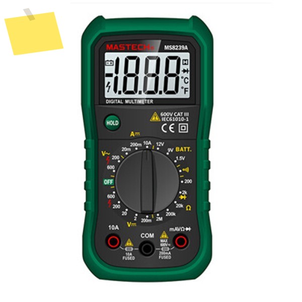 MASTECH MS8239A 디지털 멀티미터 DMM ACDC 전압계 저항계 배터리 테스트 메거옴미터 제품 이미지