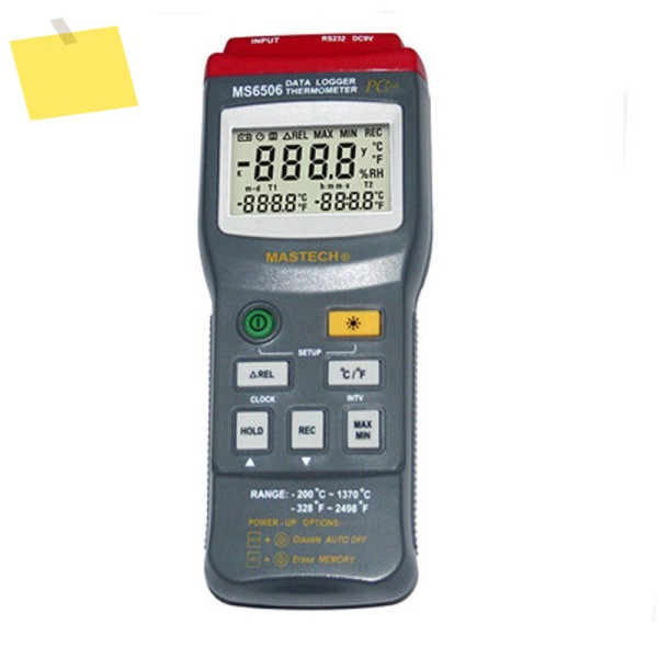 MASTECH MS6506 데이터 로거 온도계 고정밀 디지털 수집 테이블 미터 제품 이미지