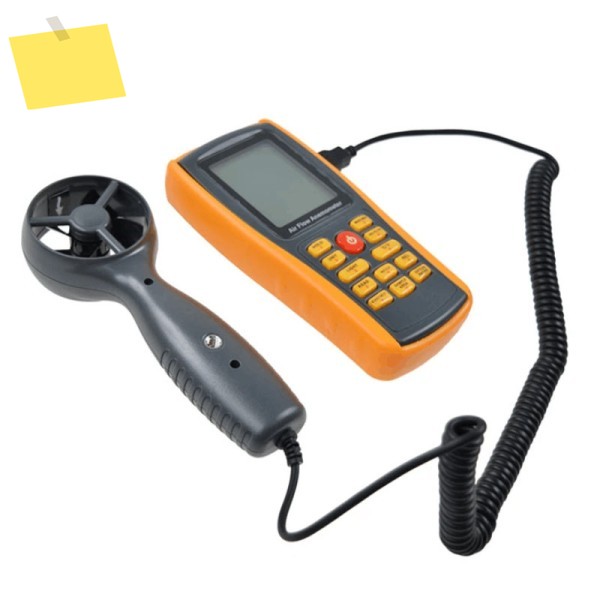 BENETECH GM8902 0-45 메터초 디지털 풍속계 측정기 USB 인터페이스가있는 공기량 주변 온도 테스터 제품 이미지