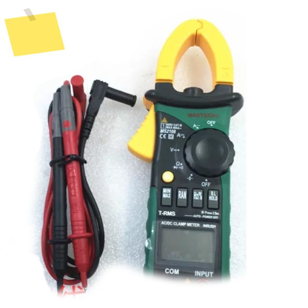 MASTECH MS2108 AC DC 클램프 미터 T-RMS 디지털 자동 범위 전압계 캐패시터 커패시터 저항 테스터 제품 이미지
