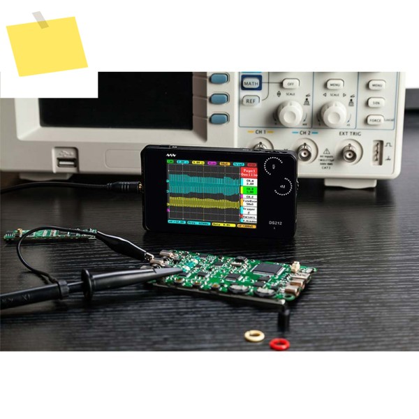 DSO212 디지털 스토리지 오실로스코프 휴대용 나노 핸드헬드 대역폭 1MHz 샘플링 속도 10MSas 썸휠 제품 이미지