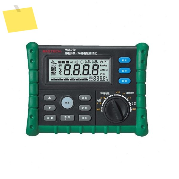 MASTECH MS5910 RCD루프 저항 테스터 회로 트립아웃 전류시간 감지기USB 인터페이스 포함 제품 이미지