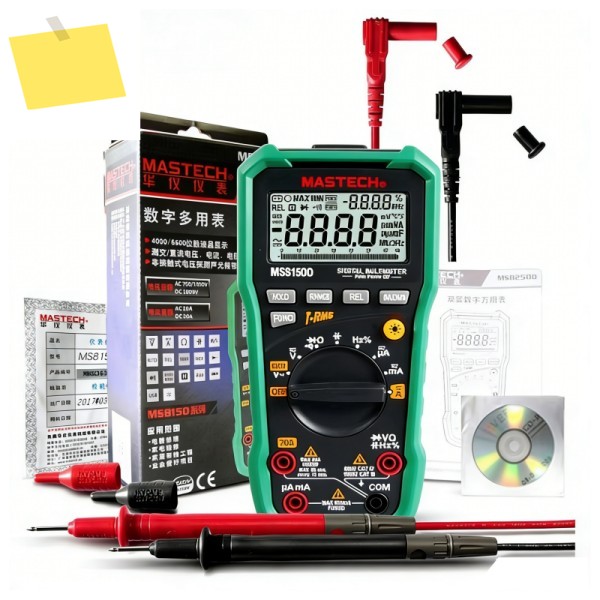 MASTECH 디지털 멀티미터 MS8150D 자동 범위 조정 True RMS 휴대용 전기 기기 진단 도구 제품 이미지