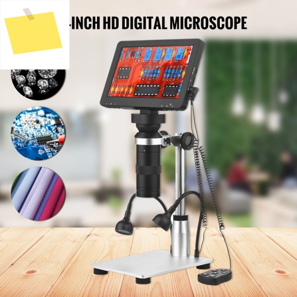 실험실 현미경 7인치 HD IPS LCD 1200배율 줌 디지털 모바일 유지보수 납땜 마이크로 스코프 제품 이미지