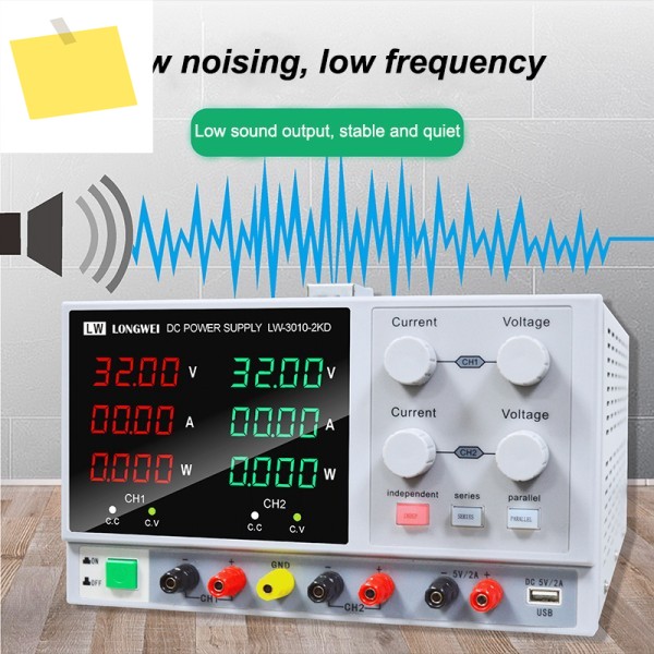LW-1003-2KD 100V 3A 가변형 듀얼 채널 DC 전원 공급 장치 실험실 및 수리용 제품 이미지