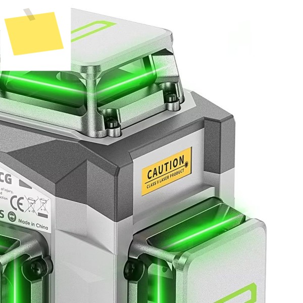 휴파 ZK03CG 3D 그린 레이저 레벨 12라인 360도 자동 회전 수평 조절 브래킷 포함 제품 이미지