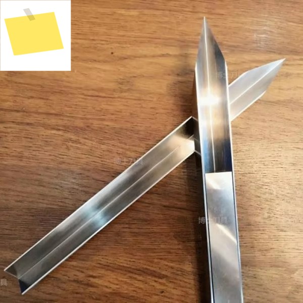 목공 CNC 선반 터닝 도구, 초경질 V 자형 화이트 스틸 계단 기둥 22x22x300mm 제품 이미지