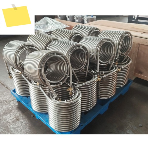 1HP 304 스테인레스 스틸 코일 증발기. 엘보우 열교환 냉각 파이프. 제품 이미지