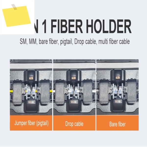 시그널 파이어 AI-5PRO 광섬유 융착접속기 FTTH 4모터 용접기 5200mAh 리튬 배터리 및 절단기 커터 캇타 카타 포함 제품 이미지