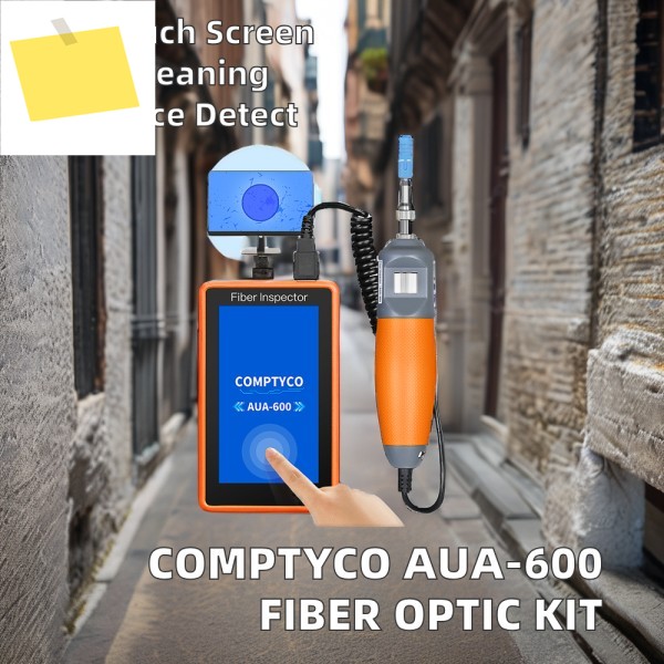 AUA-600 400X HD 터치스크린 광섬유 현미경 5인치 검사 프로브 끝단 검출기 FTTH SC FC용 제품 이미지