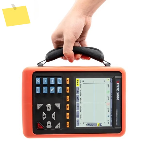 VICTOR 5000 100A 전류 센서 5.6인치 전력 품질 분석기 4 채널 40Hz~70Hz USB True RMS 테스터 제품 이미지