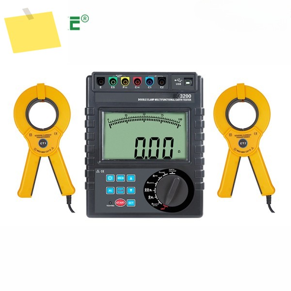 VLUUKE VKCR3200C 디지털 접지 저항 측정기 이중 클램프 테스터 토양 제품 이미지
