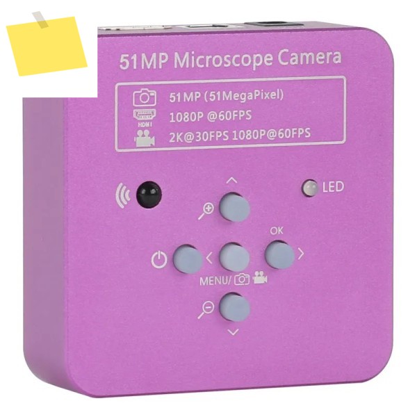 51MP 2K HDMI USB 비디오 산업용 현미경 카메라 C 마운트 디지털 스테레오 삼안 제품 이미지