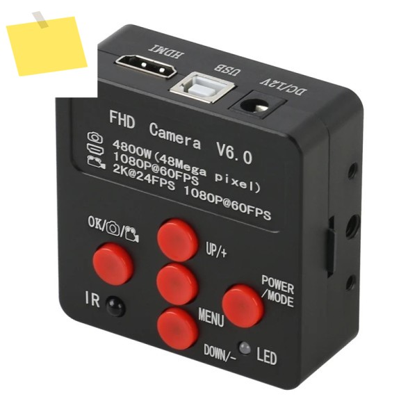 4G TF 48MP 1080P 2K USB HDMI 디지털 산업용 전화 캐패시터 커패시터 IC BGA CPU SMD 칩 납땜 수리 비디오 현미경 카메라 제품 이미지