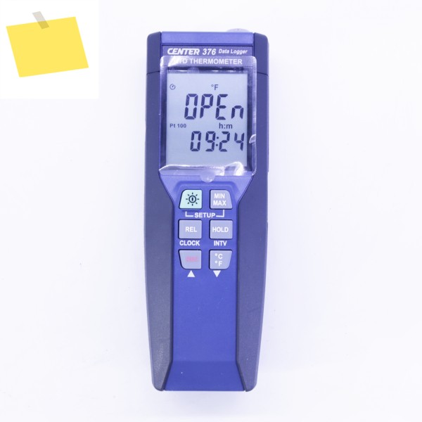 CENTER376 데이터로거 정밀 RTD 온도계0.01 ° C 온도 측정기 범위 -100~400C-148~752F 제품 이미지
