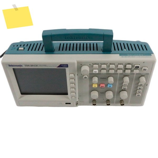 텍트로닉스 디지털 스토리지 오실로스코프, TDS2012C, 2 채널 대역폭, 100MHz 샘플 레이트, 2.0 GSs 제품 이미지