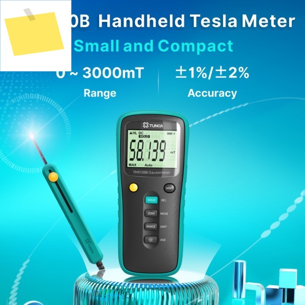 TM5120B 휴대용 테슬라미터 자기장 측정기 ACDC 플럭스 밀도계 2mT-3000mT 정확도 1% 또는 2% 제품 이미지