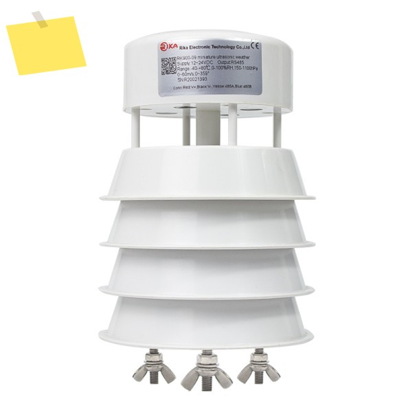 RIKA RK900-09 공장 OEM 기상 관측소 다기능 자동 센서 ABS+ 알루미늄 합금 풍속 포함 제품 이미지