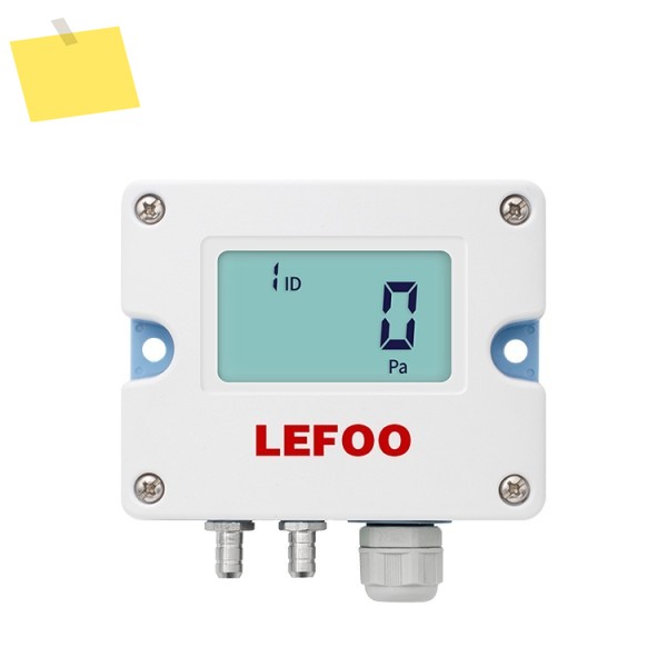 LEFOO FM52 RS485 디지털 HVAC LCD 디스플레이 공기 차압 트랜스미터 제품 이미지