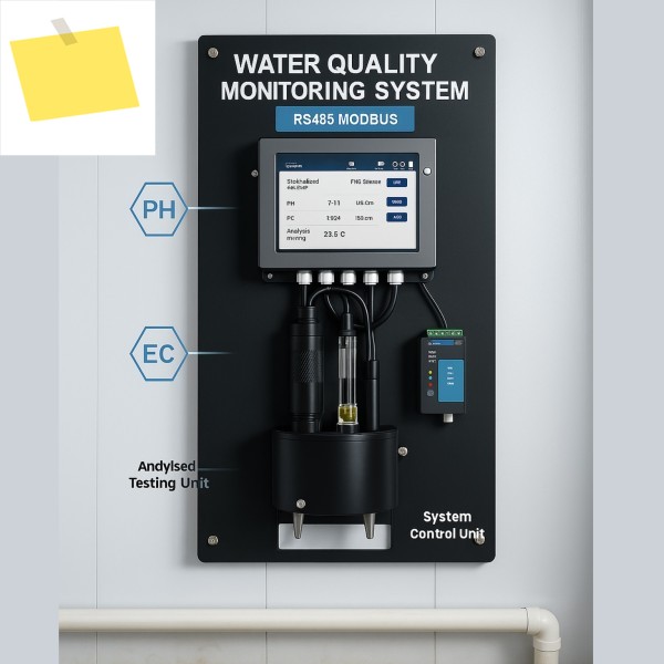 OEM 스마트 온라인 PH EC ORP 전도도 모니터링 시스템도시 수도관 공급용 다중 매개변수 수질 센서 제품 이미지