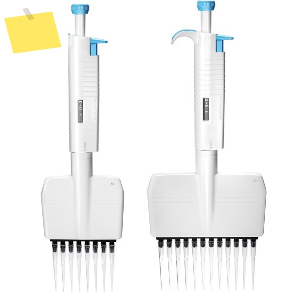 CHINCAN MicroPette Plus 8 또는 12채널 피펫, 조절 가능한 용량의 기계식 완전 멸균 제품 이미지