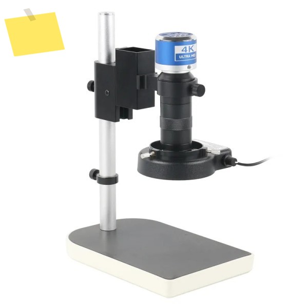 USB 전자 디지털 비디오 현미경 카메라, 48MP, 2K, HDMI, 130X 줌, C 마운트 렌즈, 56 LEDlight, 실험실 PCB 수리 도구 제품 이미지