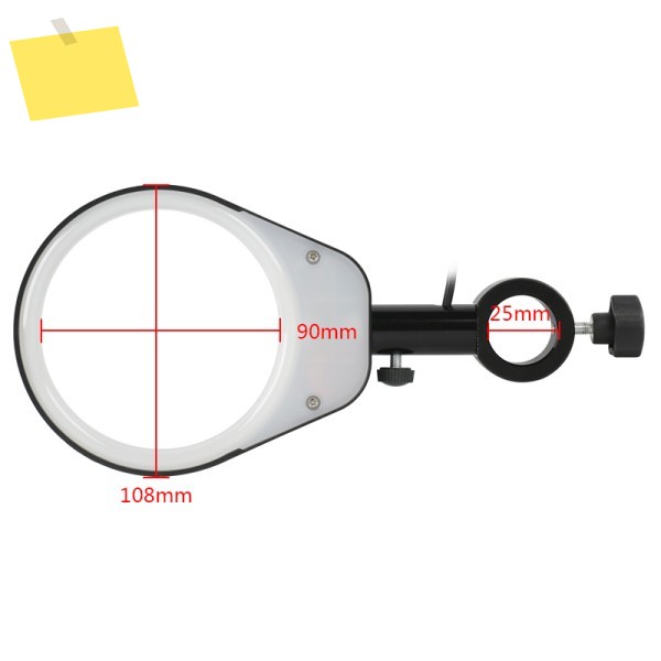 80 48 38 LED SMD 조정 가능한 반지 빛 측면 조명 Illuminator 램프 스포트 라이트 필 HDMI USB 현미경 카메라 제품 이미지