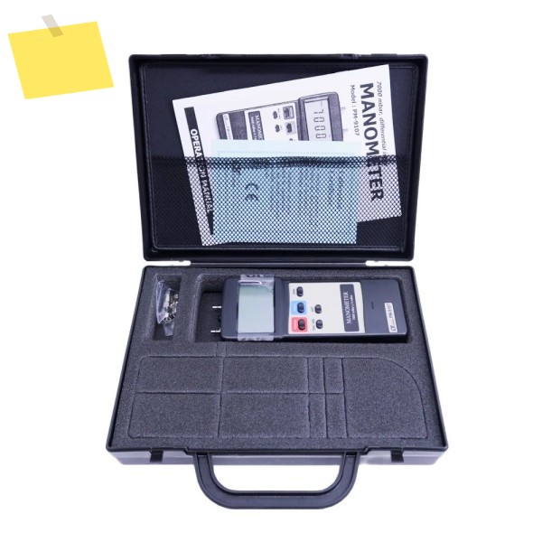 LUTRON PM-9107 디지털 압력계 101.5Psi 게이지 차이 측정기 범위 0~7000 mbar 제품 이미지