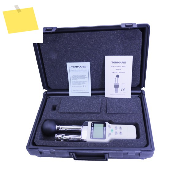 Tenmars TM-188 Heat Stress WBGT Meter Measurement for Temperature, Humidity, and Direct Radiant, Sun 제품 이미지