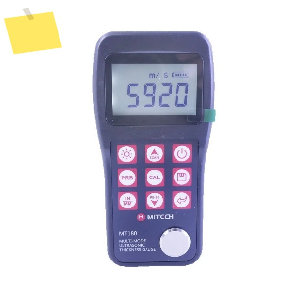 Mitech MT180 디지털 다중 모드 초음파 두께 측정기 0.65-600mm P-E 3-30mm E-E코팅 제품 이미지