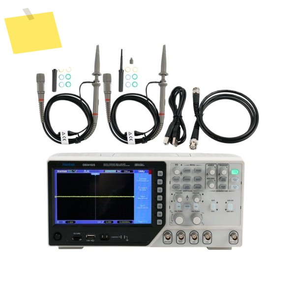 Hantek DSO4102S 2 in1 디지털 오실로스코프 2CH 1GSas 샘플링 속도 100MHz 대역폭 기능 파형 발생기 제품 이미지