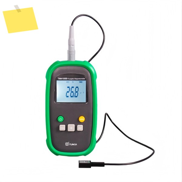 TM4100B 디지털 저자기장 테스터 휴대용 플럭스게이트 자력계 0~2000μT 정확도 1% 또는 2% 제품 이미지