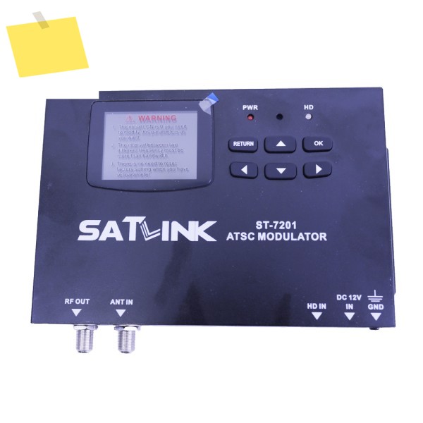 Satlink ST-7201 ATSC-TATSC-C Hd Com 2.4-Polegada 디스플레이, LCD A 코어 변조기, 텔레비전 제품 이미지