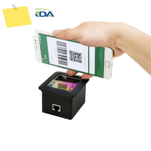 Rakinda RD4500R QR 코드 스캐너 모듈 USB RS232 고정형 2D 백색 LED 30mm-430mm DC5V, 0.5A 1.75W 최대 300g 제품 이미지