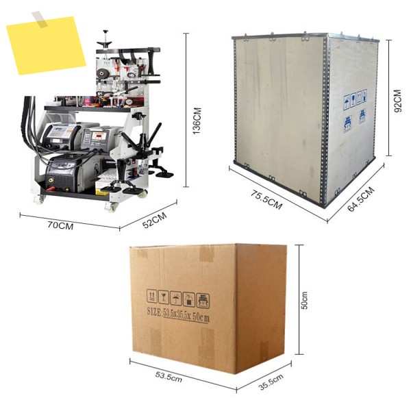 FUNISI F95ES+F6100+MIG250 자동차 수리 차체 공장 장비 키트 MIG 스폿 용접기 포함 철강 알루미늄 금속 덴트 제거 제품 이미지