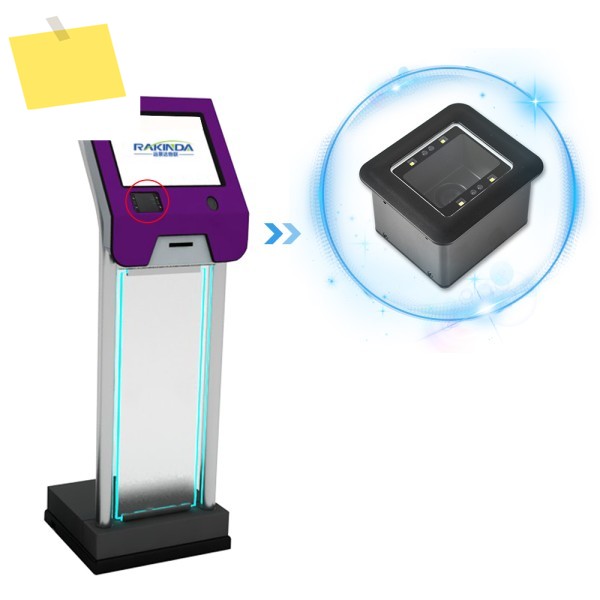 키오스크 자판기 턴스타일 4500R 모바일 종이 인쇄 QR 스캐너 백색광 LED 1D2D 제품 이미지