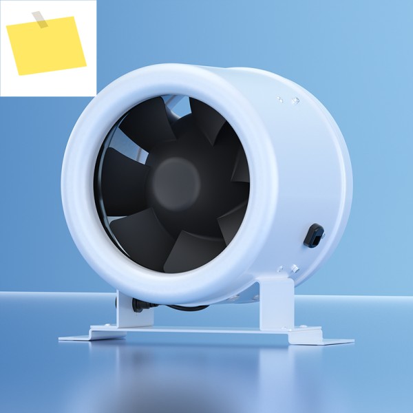 6인치 150mm EC 혼합형 고풍량 고압 인라인 팬 제품 이미지