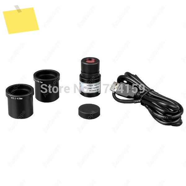 AmScope, 640x480 픽셀 정지 사진 및 라이브 비디오 현미경 이미저 USB 디지털 카메라 제품 이미지