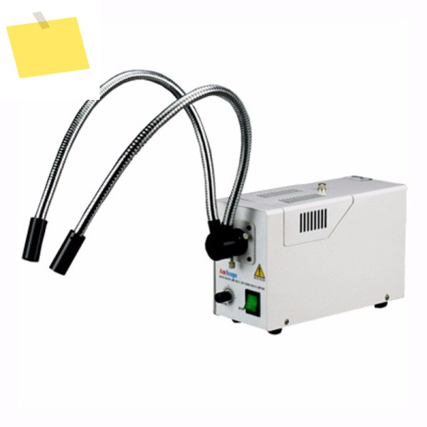AmScope 광섬유 듀얼 구즈넥 현미경 일루미네이터, 150W 제품 이미지