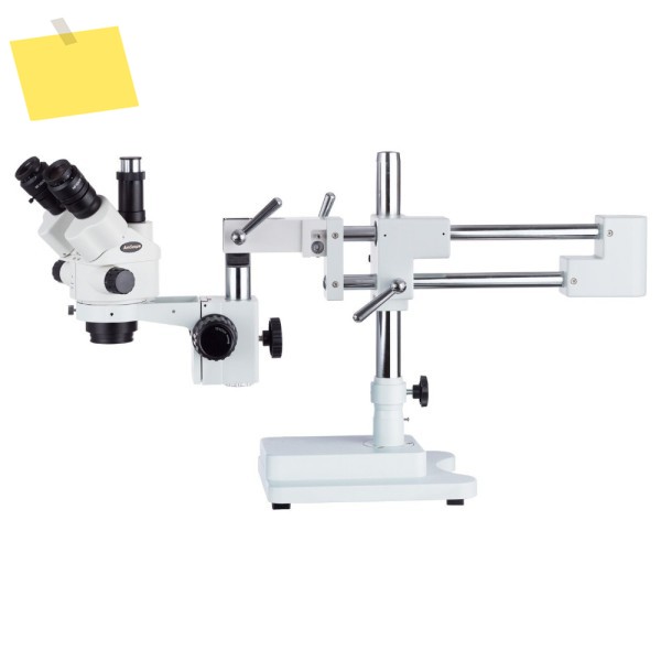 AmScope 듀얼 암 붐 스탠드 수리 세트, 동시 초점 스테레오 잠금 가능 줌 현미경, 7X-45X, 브라질로부터 제품 이미지