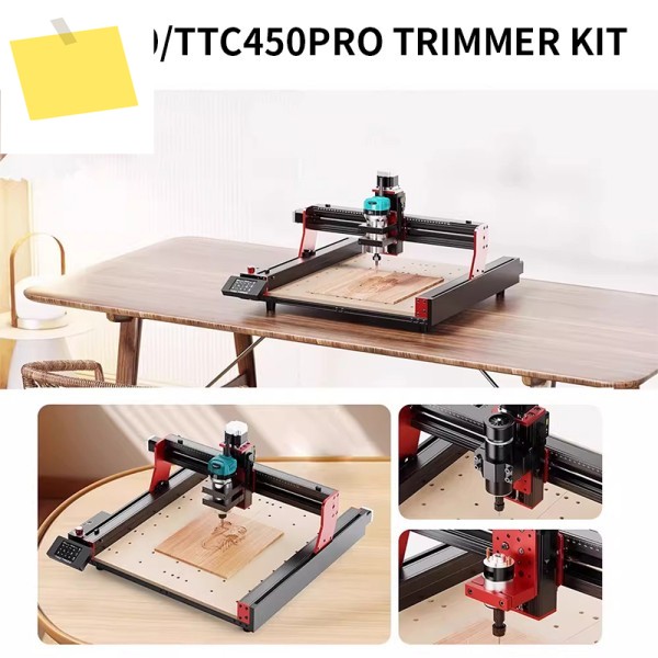 CNC 목공 조각 기계 스핀들 공냉식 800W 모터 ER11 척 TTC450TTC450 Pro 밀링 호환 가능 제품 이미지