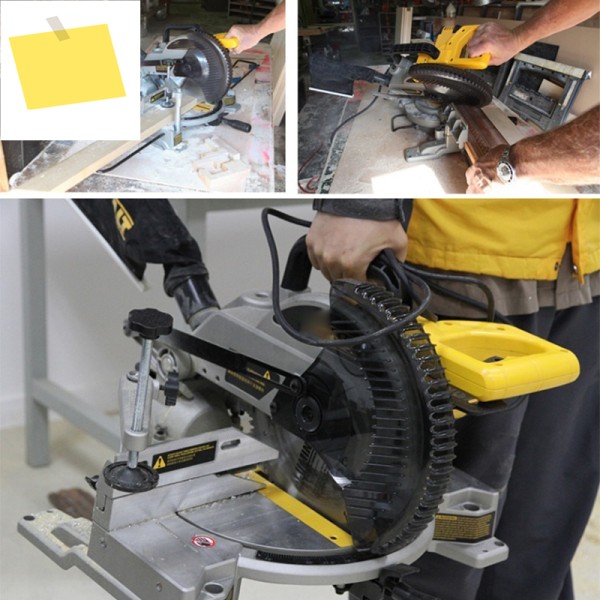 DW713250mm 마이터쏘 알루미늄 절단기 커터 캇타 카타 목공용 전기 원형톱 브래킷 작업대 1600W 제품 이미지