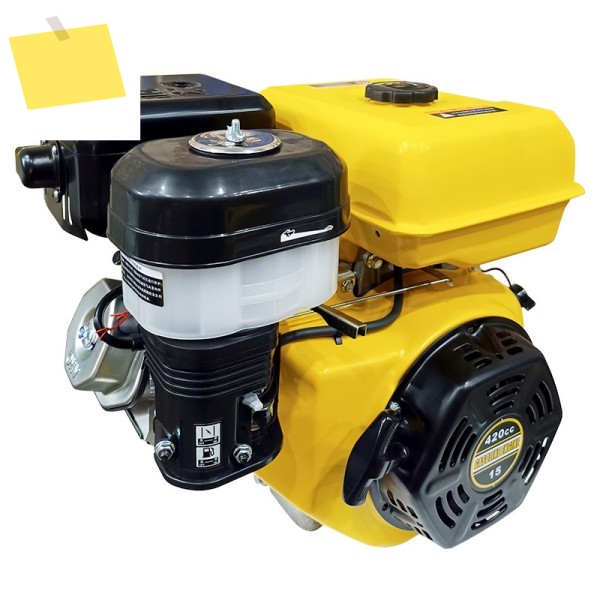 420CC 가솔린 엔진, 수평축, 4행정 OHV 모터, 전기 시동, 샤프트 직경 1인치25.4mm 제품 이미지