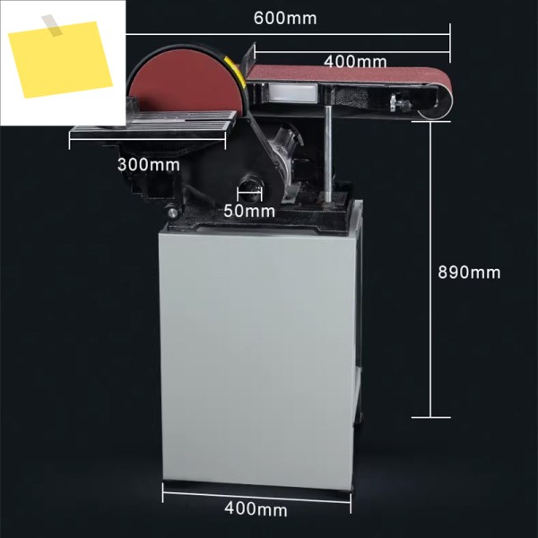 1500W 전기 벨트 샌더 DIY 연마 빠우 및 연삭기 고정각 금속 목공 그라인더 제품 이미지