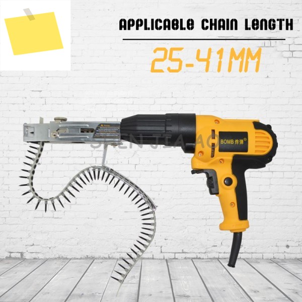 나사 속도 제어 휴대용 전기 드릴 기리 기계 자동 연속 스크류 건 목재 마무리 도구 220V 530W 제품 이미지